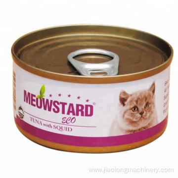 tin can making machine for canned pet food packing